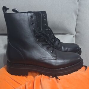 Men's Classic Black Leather Boots
